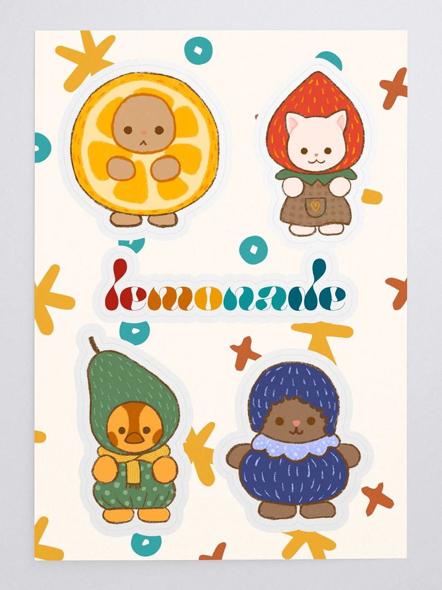 lemonade friends / sticker sheet product image (3)