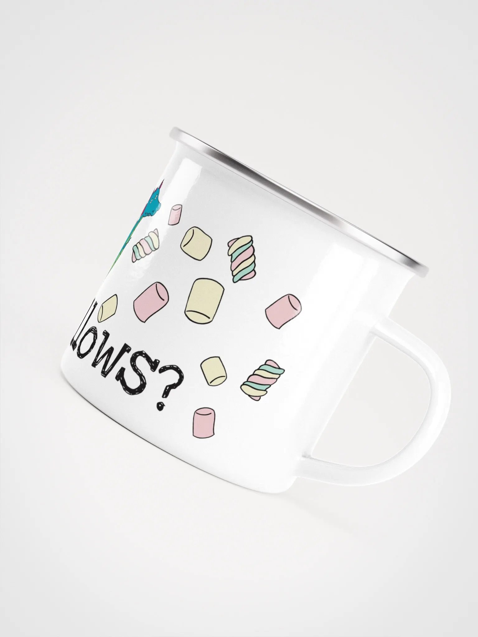 Will there be... Marshmallows? Enamel mug product image (5)