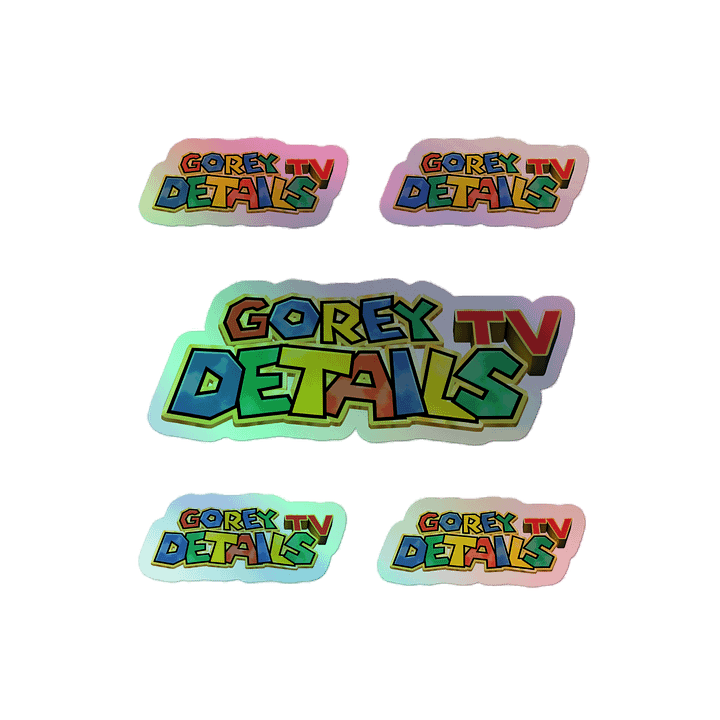 It's-a me! - Kiss-Cut Holographic Sticker Sheet product image (2)