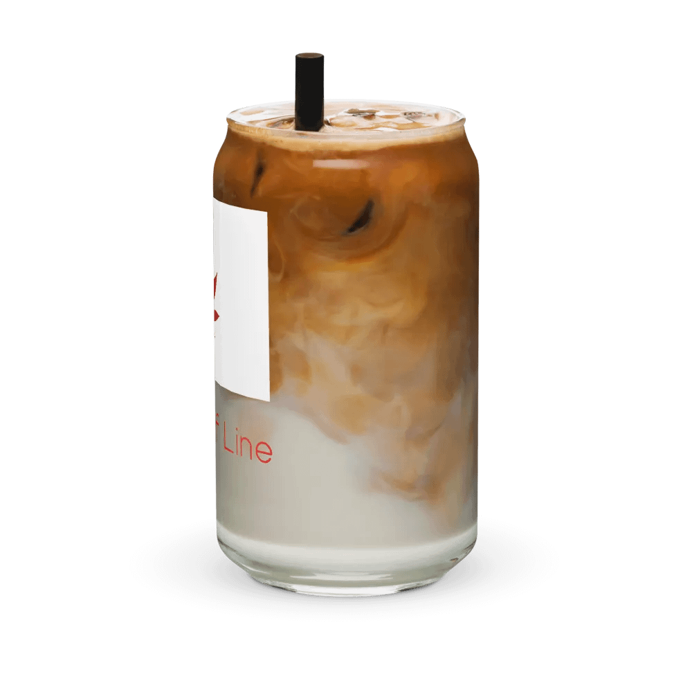 Red Leaf Line Can-Shaped Glasses product image (42)