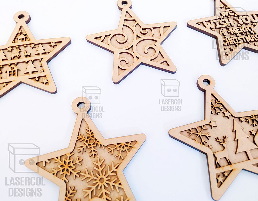 Christmas Ornaments - Laser Cut Files product image (10)