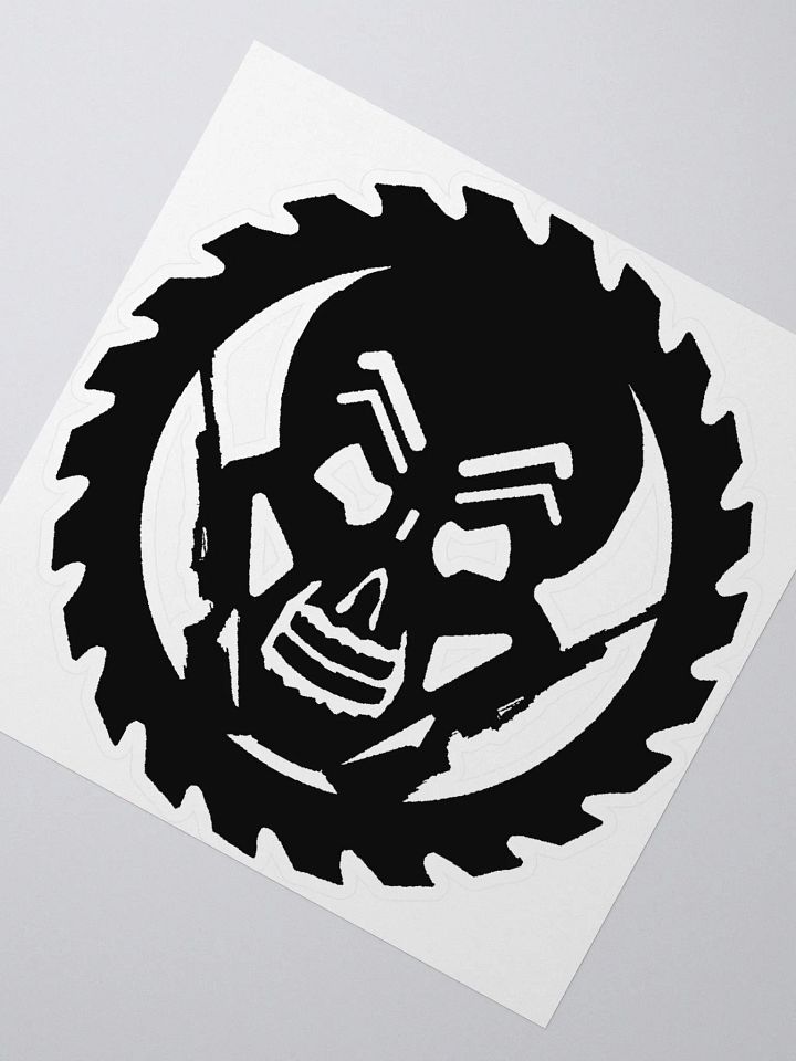 Skull Blade Logo Stickers product image (2)