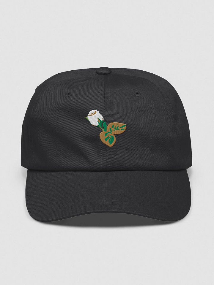 white rose _ Dad Hat product image (1)