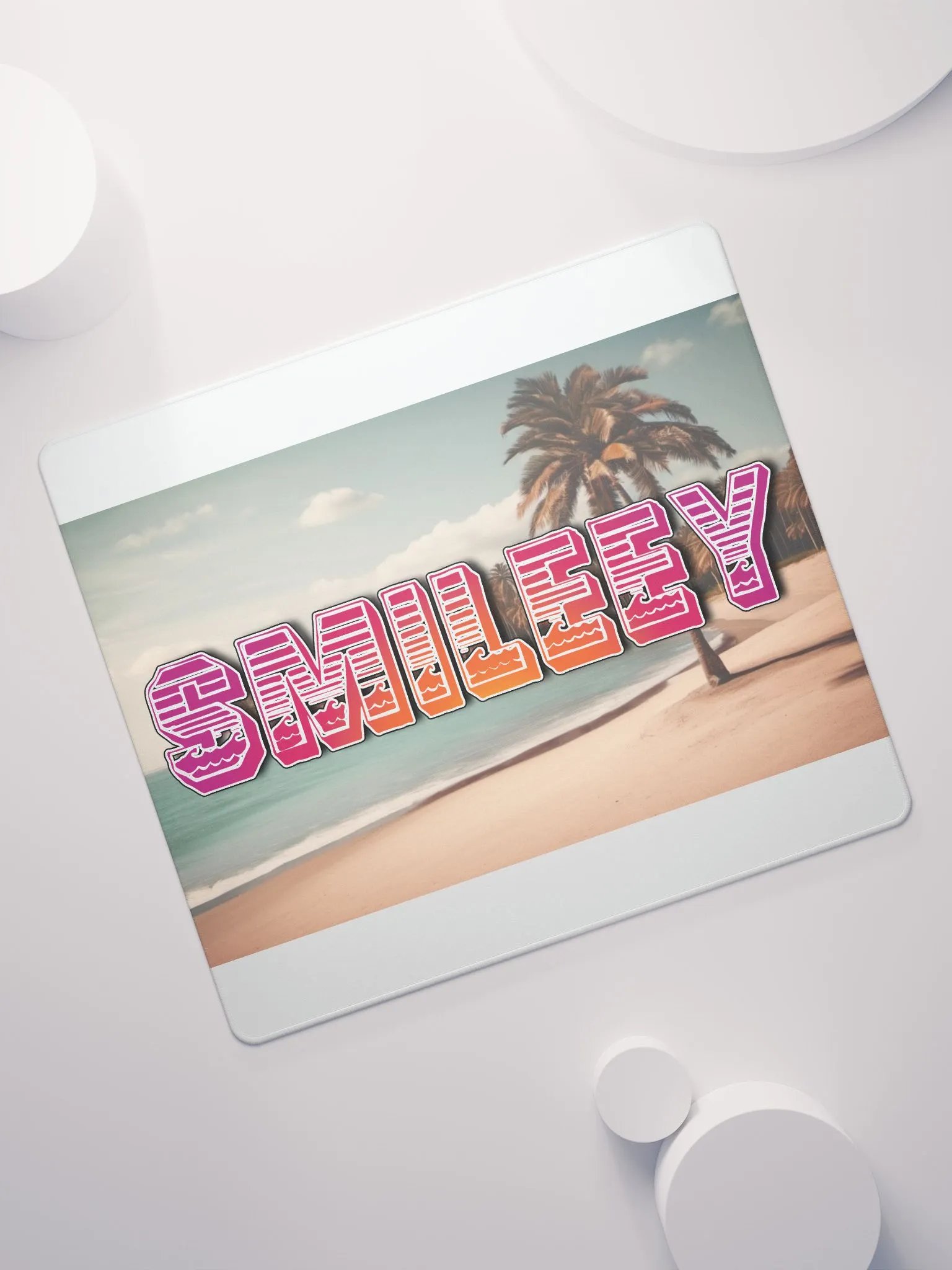 BEACH VIBES SUNSET SMILEEY - GAMING MOUSEPAD product image (7)
