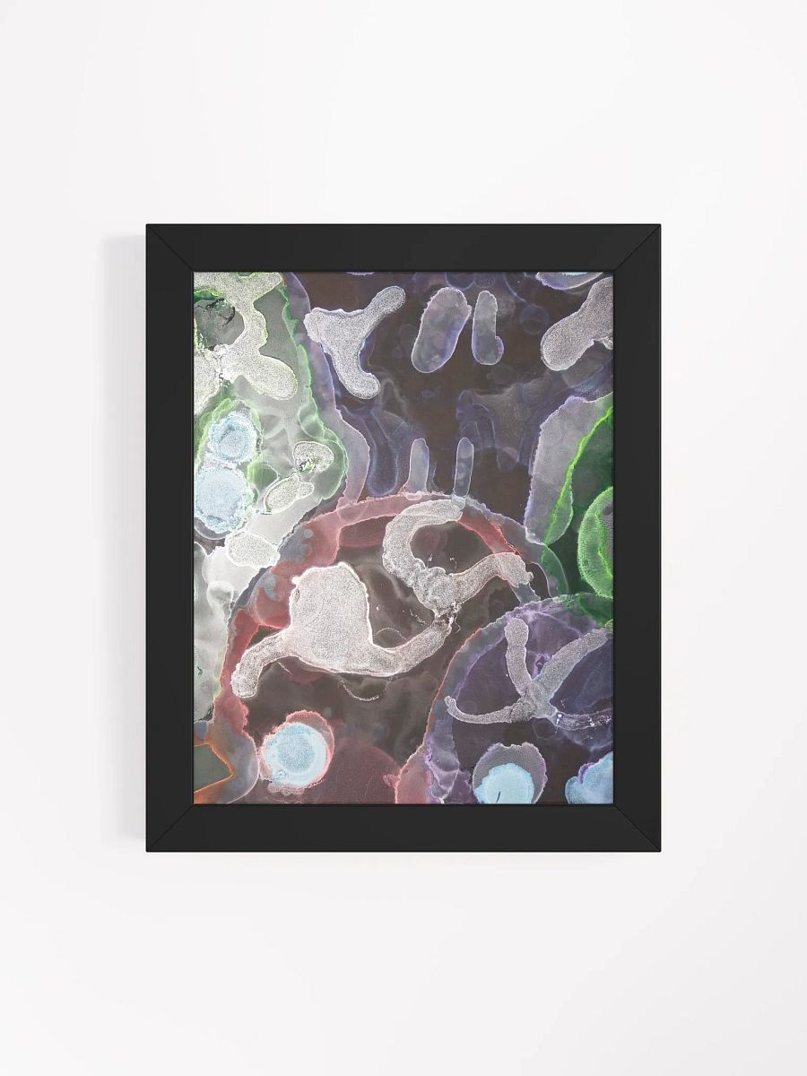 Sugar Skulls Dia de Lost Muertos Ink ARt Ethereal Layers Framed Poster product image (15)