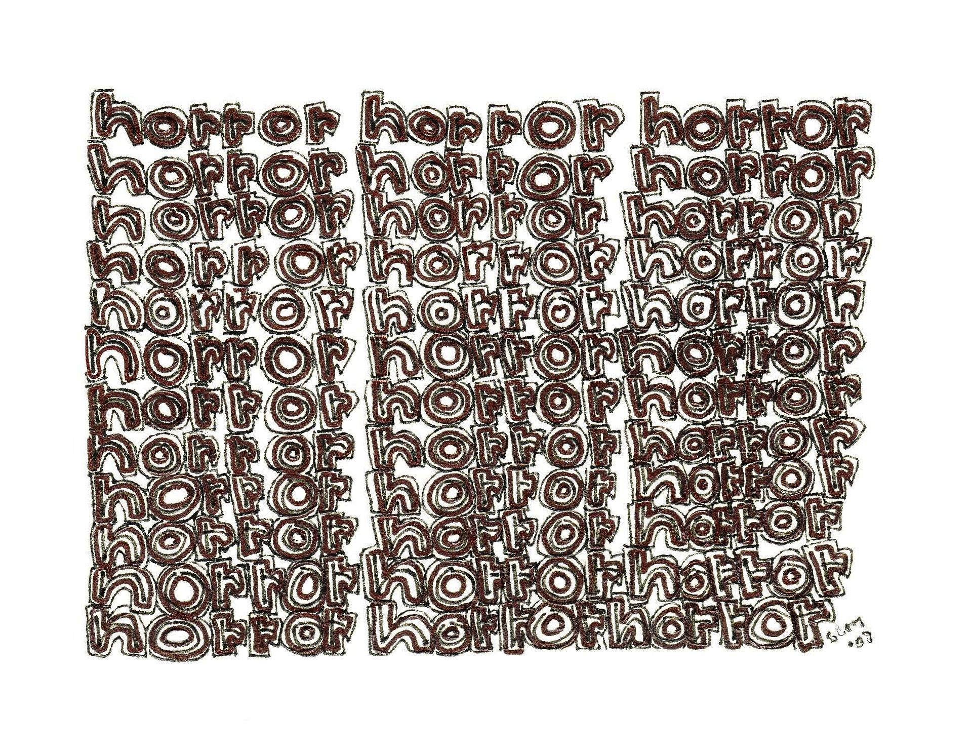 horror panel card print product image (1)