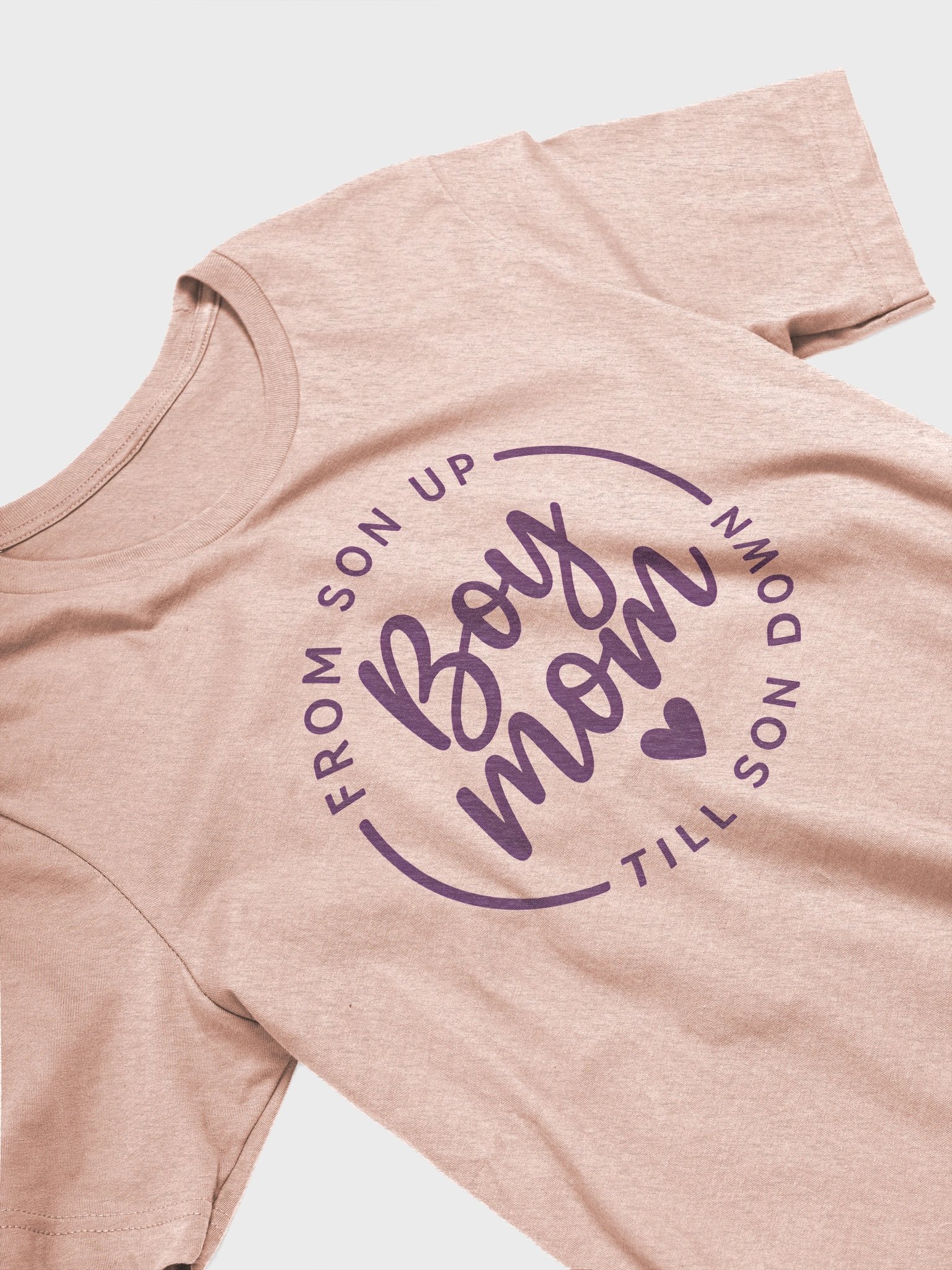 Boy Mom From Son Up Till Son Down T-Shirt | Funny Boy Mom Life Tee | Gift for Moms of product image (2)