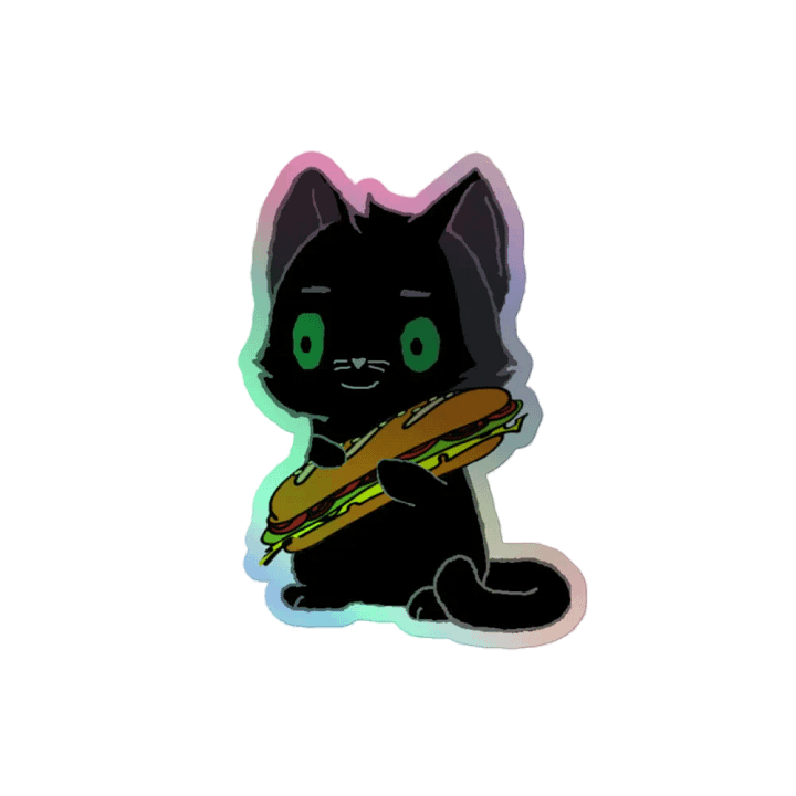 Sub Love Holo Kitty Sticker product image (2)