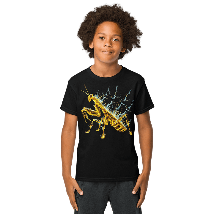 Electric Praying Mantis Youth Shirt product image (1)
