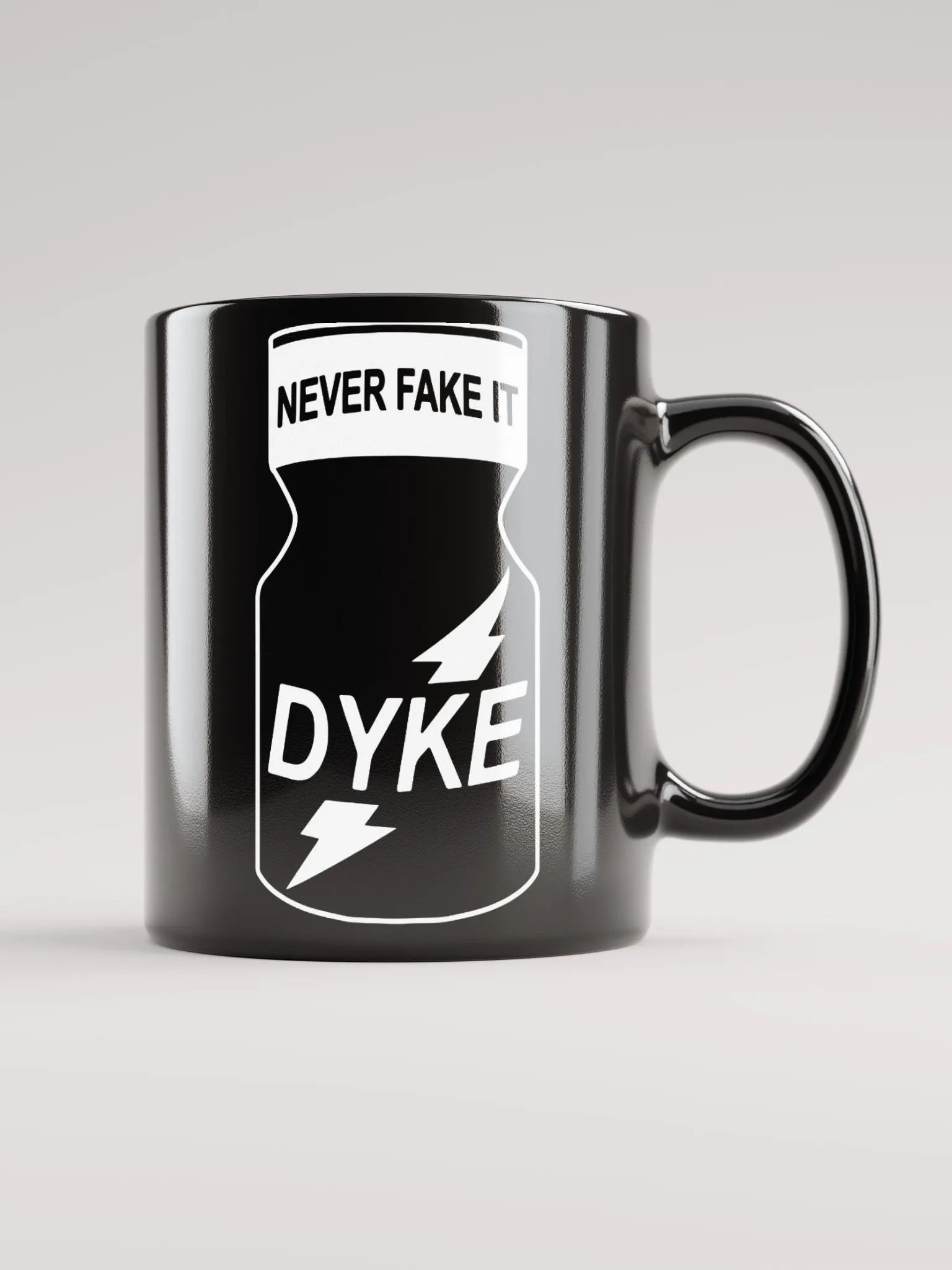 Dyke Poppers Mug 👃 Black product image (6)