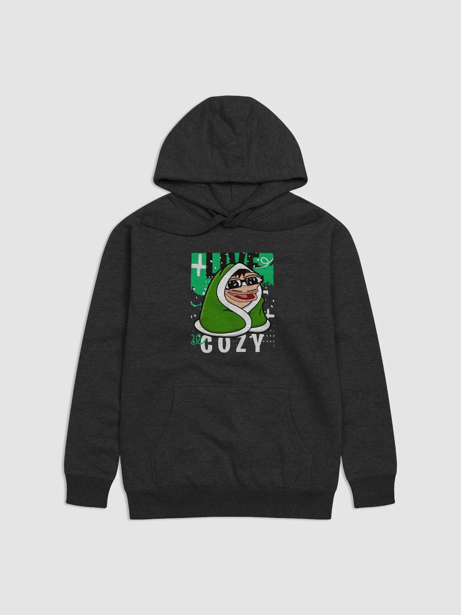 Live Cozy Hoodie (Black Edition) product image (1)