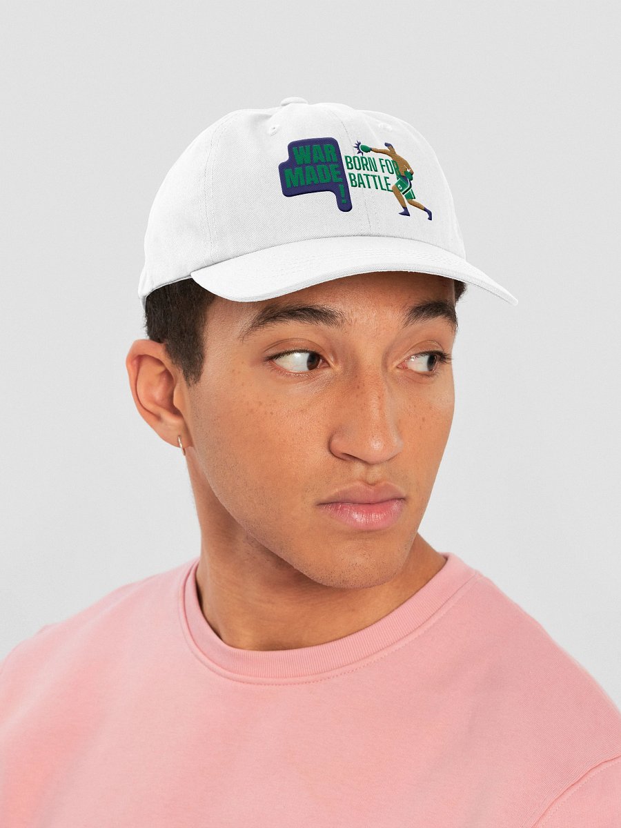Born for Battle Dad Hat – WAR MADE Edition product image (6)