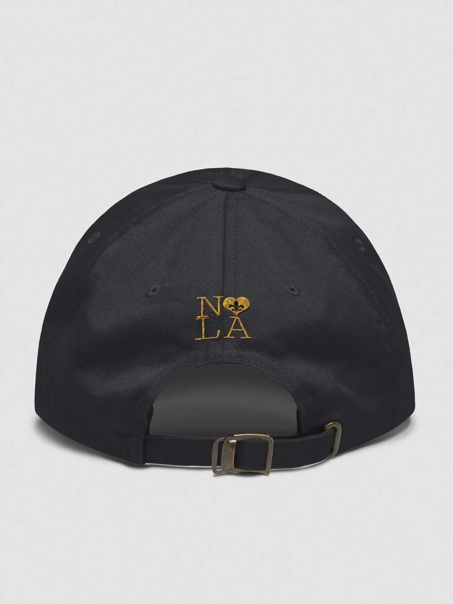 I LOVE NOLA *EMBROIDERED CAP BIGSHOT LOGO** (FULL GOLD WRAP BLACK & GOLD EDITION) product image (2)