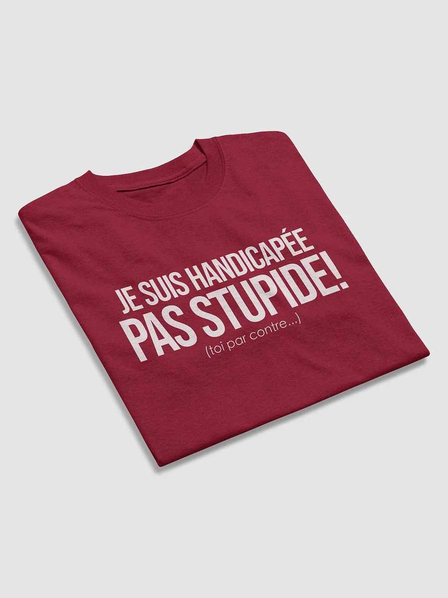T-Shirt Handicapée pas stupide (femme) product image (35)