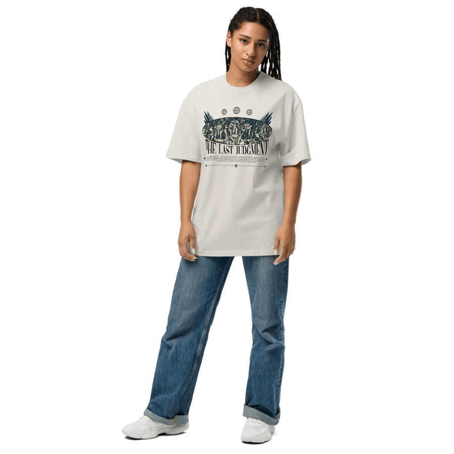 Judgment Day - BUIII Remix Premium Oversized Faded T-Shirt product image (7)