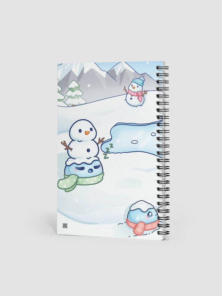 Snow Slime Spiral Notebook product image (2)