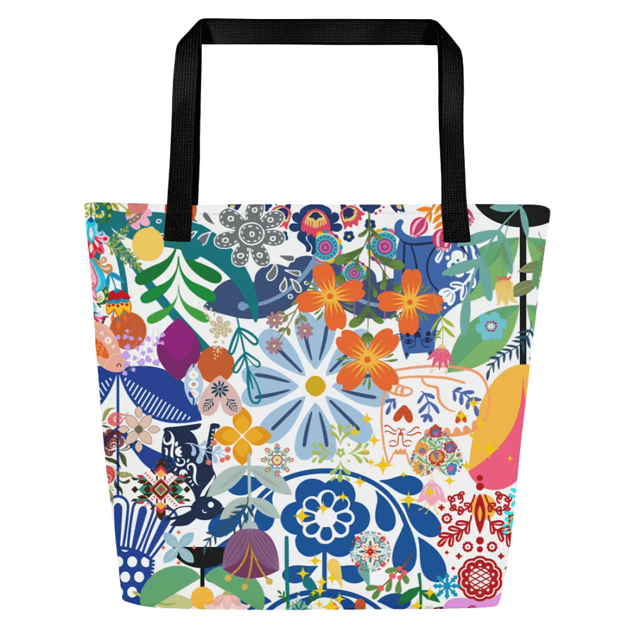 Whimsical Garden Mosaic Tote product image (3)