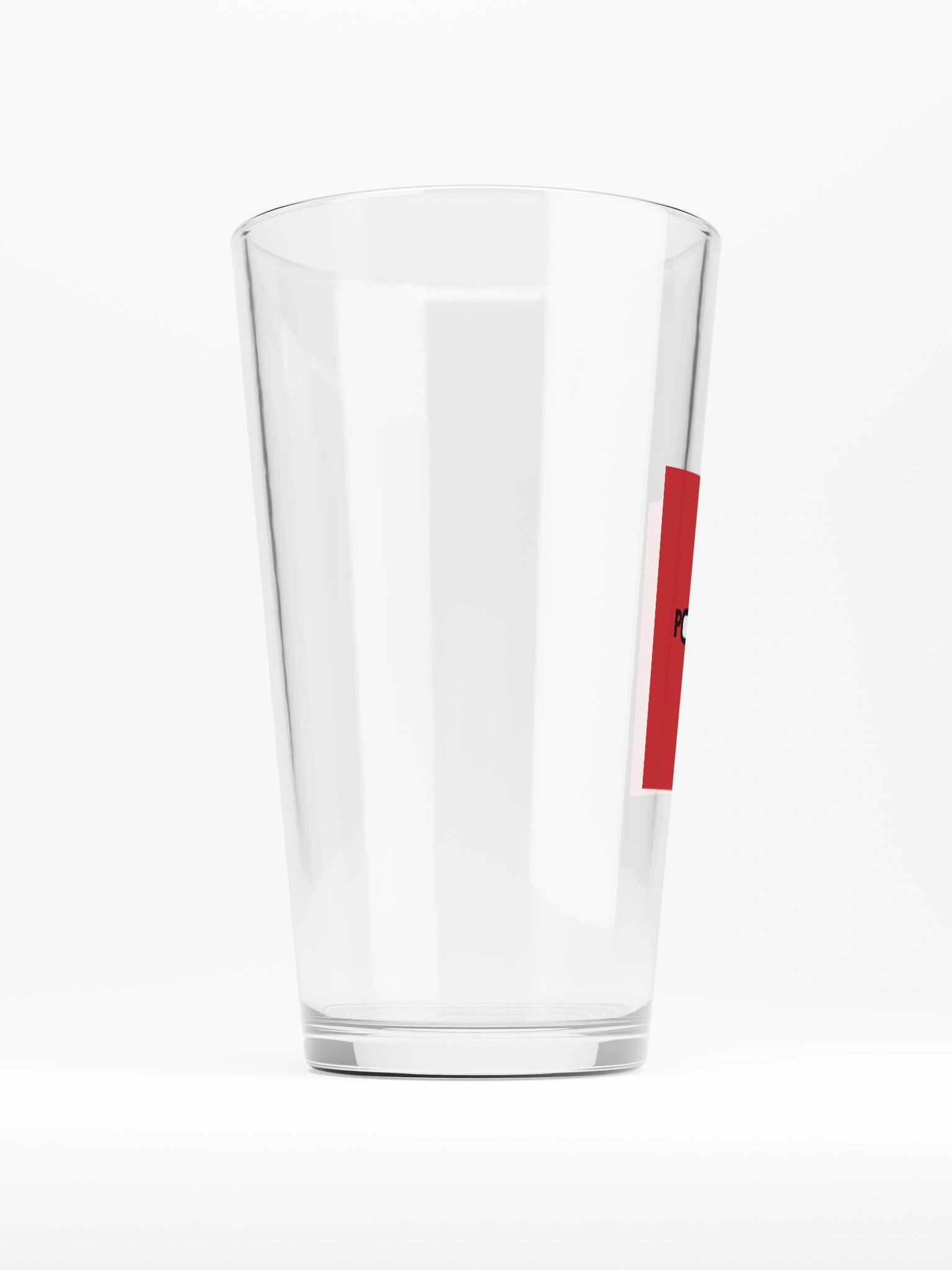 Poperratic Red Logo Pint Glass product image (2)