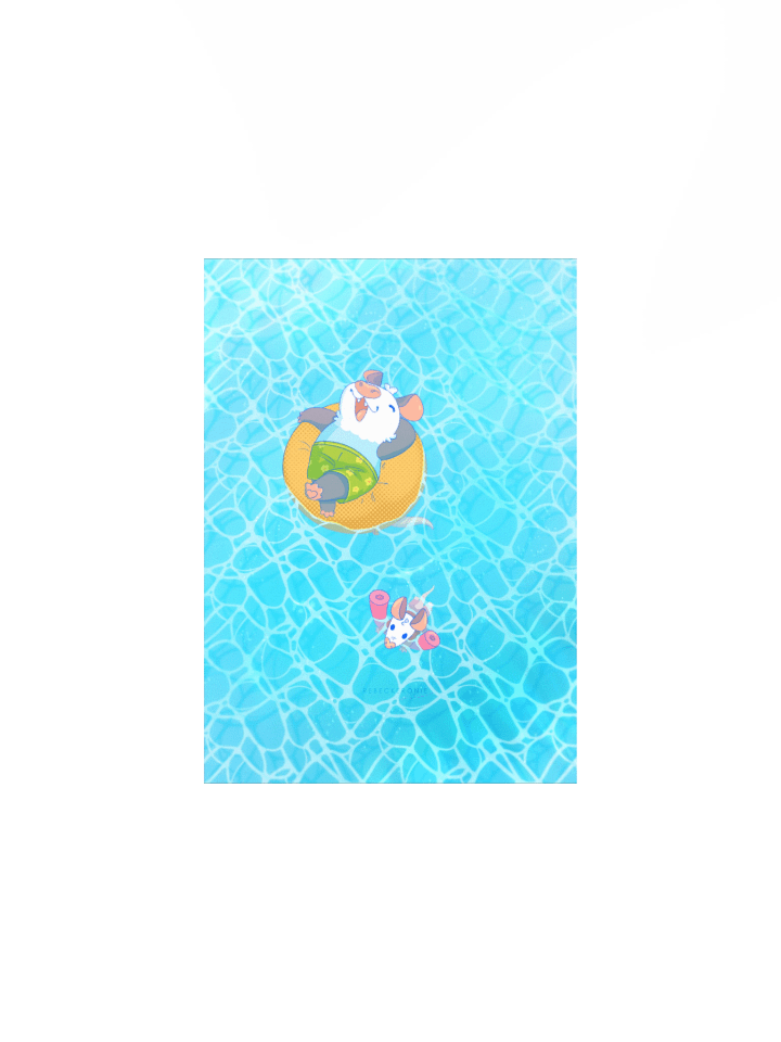 Gone Swimmin' Possum Print product image (1)