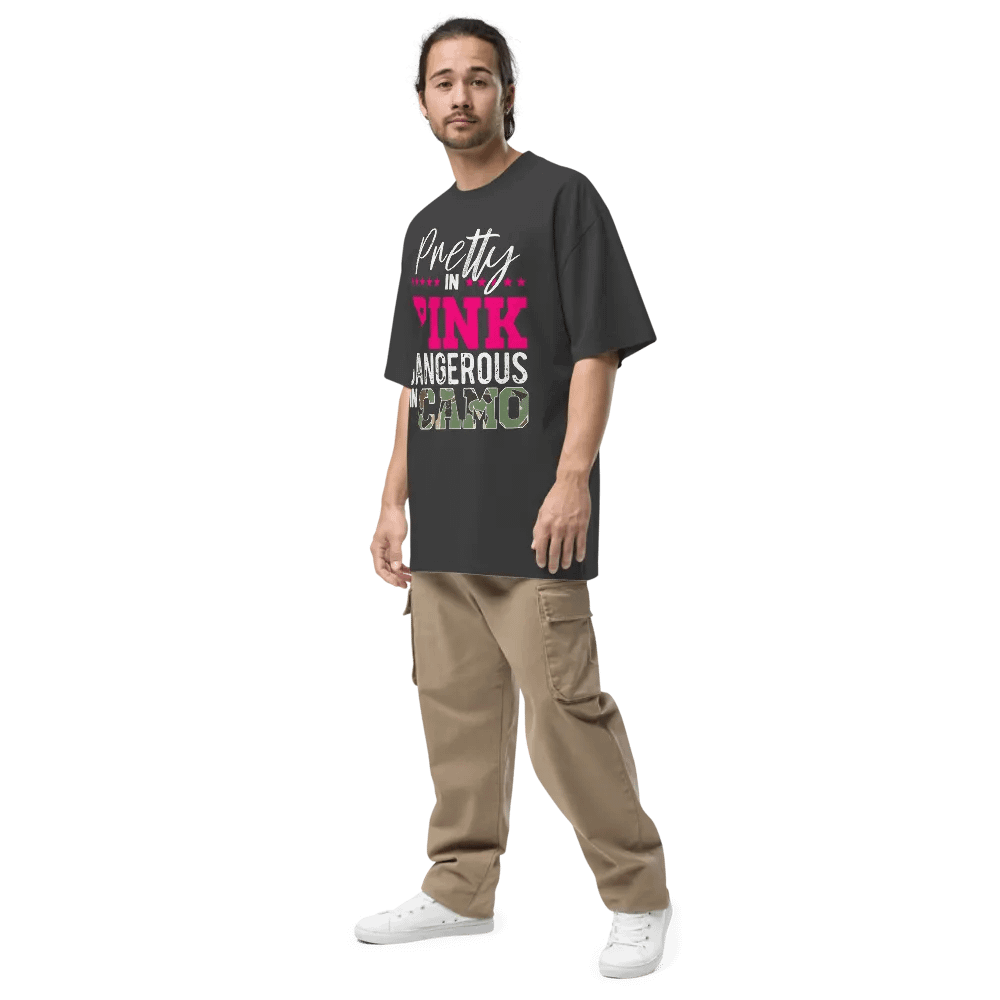 GHTVHub-Pretty in Pink Distorted Graphic T-Shirt product image (5)
