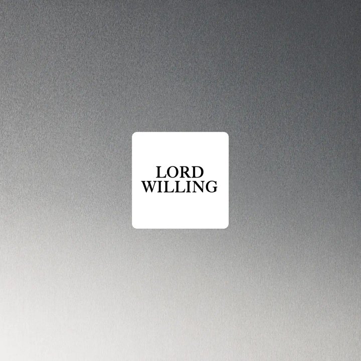 Lord Willing Magnet product image (4)