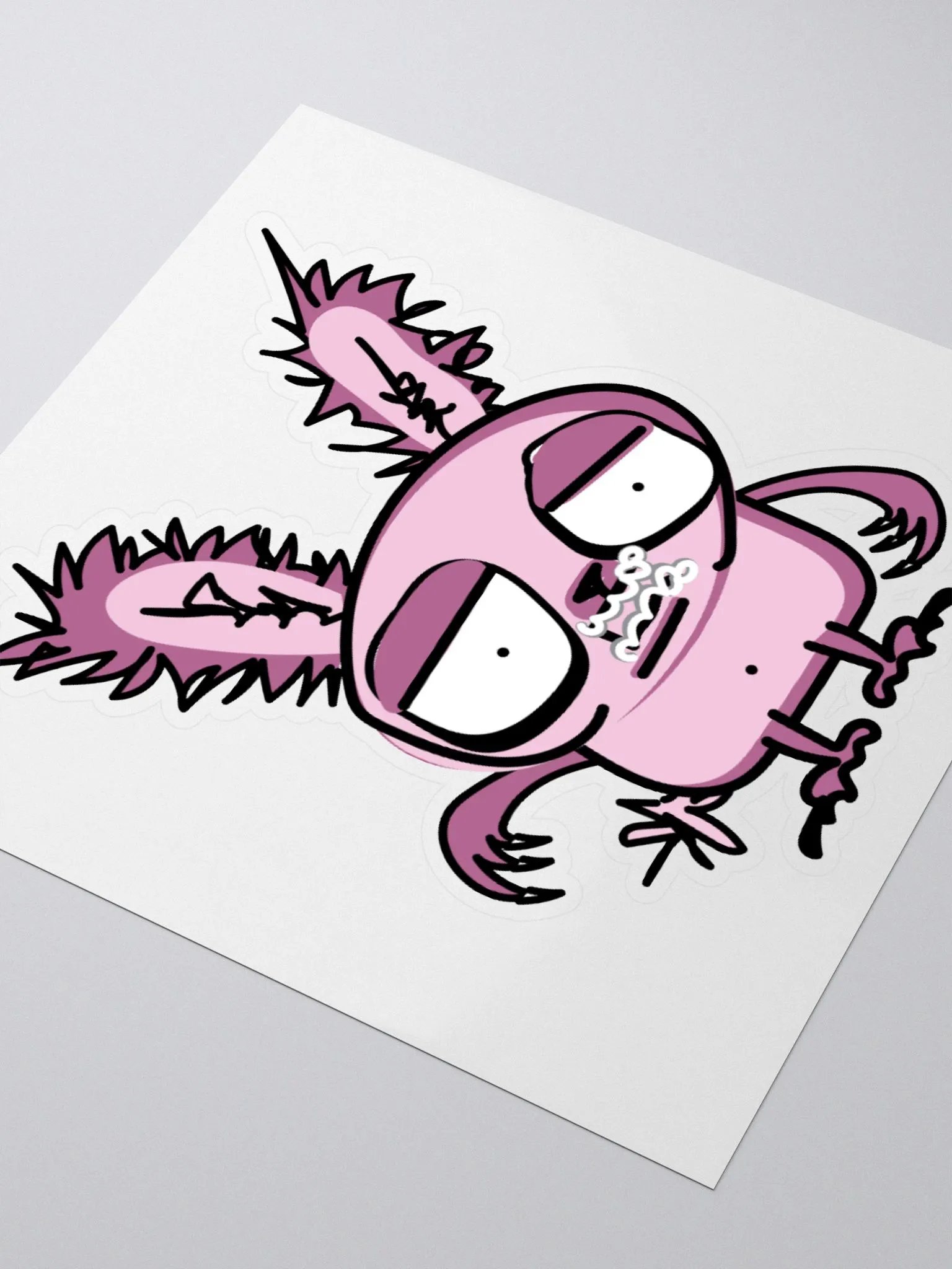 Cuddly Rabid Bunny Sticker product image (9)