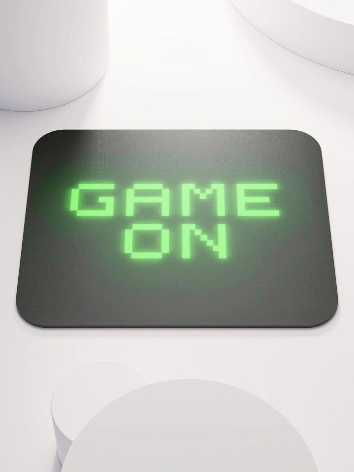 Glowing Pixel Power Mouse Pad product image (1)