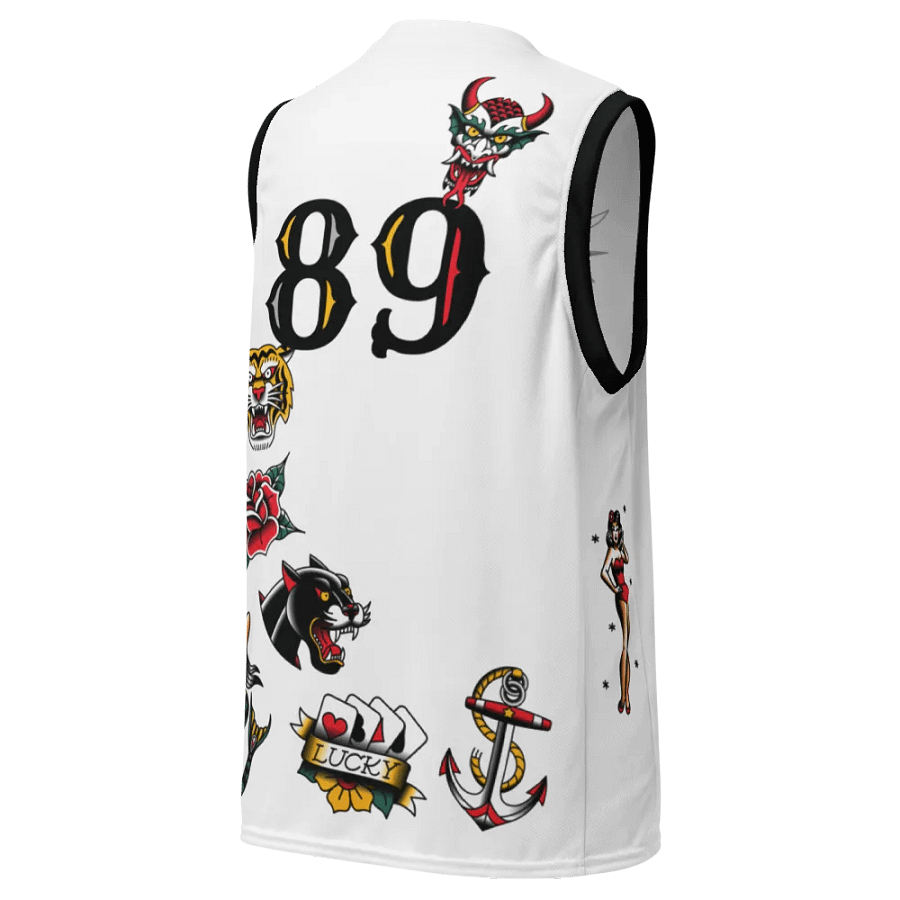 Inked Elegance Basketball Jersey product image (3)