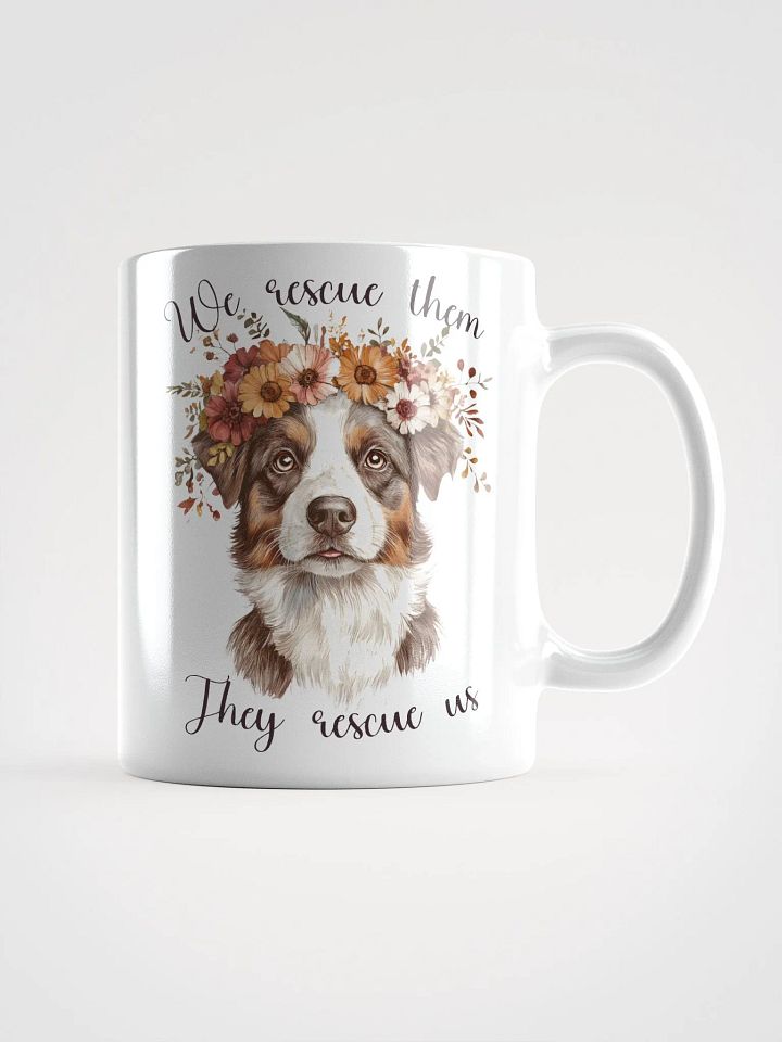Floral Dog Rescue Bliss Mug product image (1)