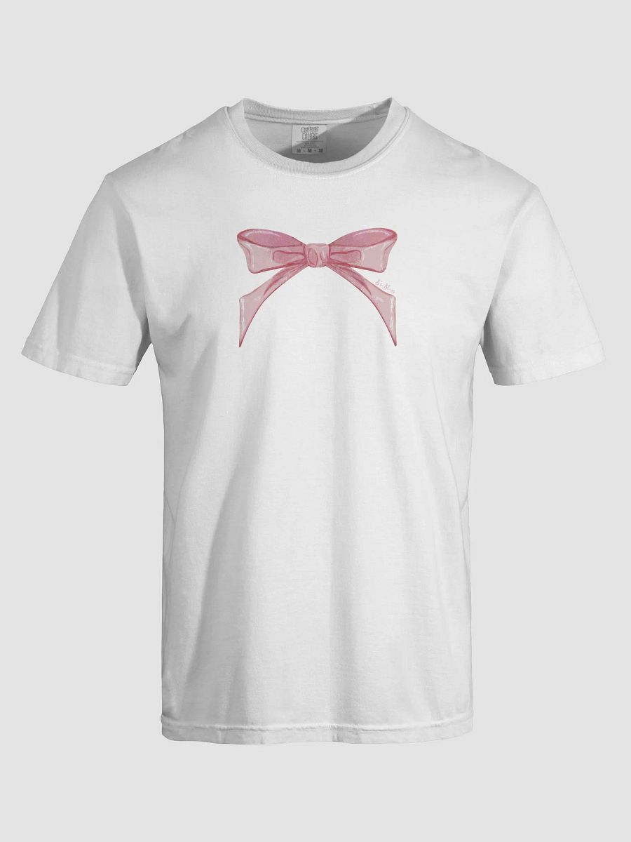 Comfort Colors Pink Coquette Bow Shirt product image (5)