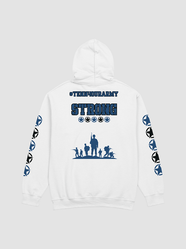 #TeNN4OURARMY Hoodie - Blue & Black product image (5)