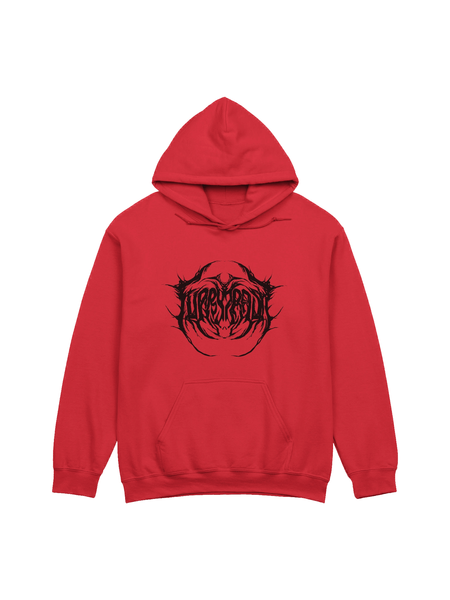 Furry Trash Hoodie – Metal Logo (Black Print) product image (5)