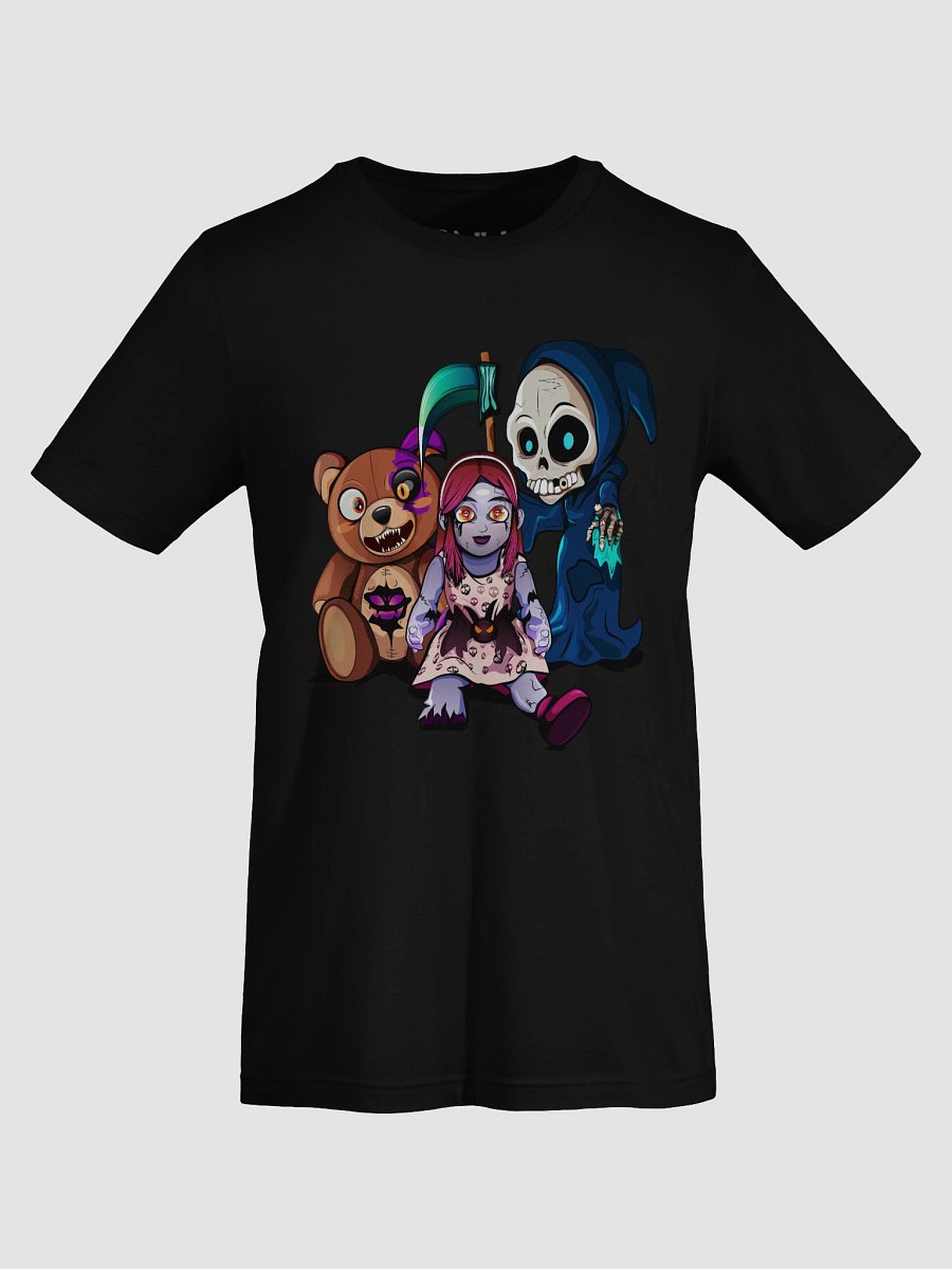 Cute But Creepy Halloween T-Shirt – Spooky Cartoon Horror Characters product image (7)
