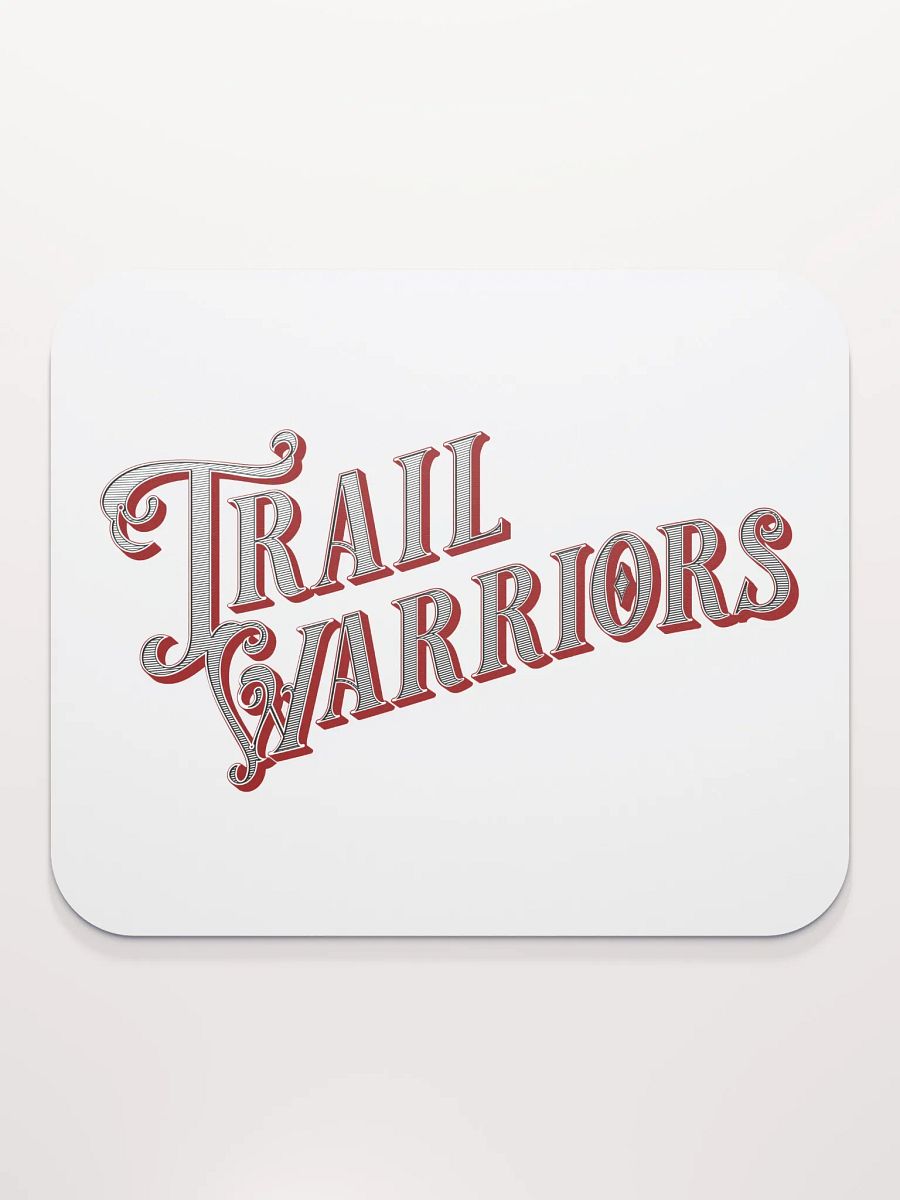 Red w/ Gradient Classic Trail Warriors Emblem Mouse Pad product image (2)