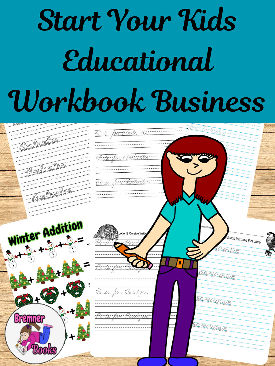 Start Your Kids Educational Workbook Business with Canva and TeachersPayTeachers.com product image (1)