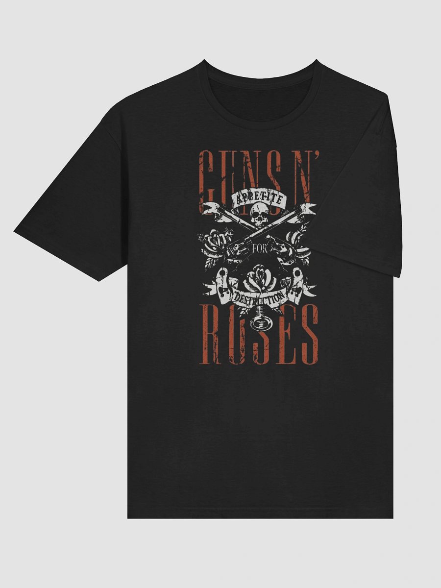 Skull & Roses Rock Band T-Shirt product image (4)