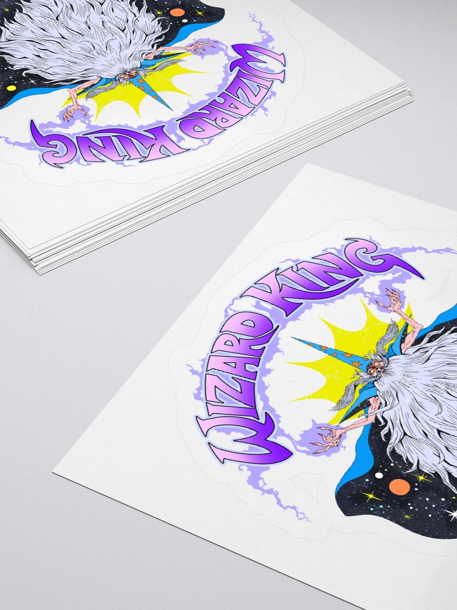 Dark Fantasy Wizard King - Sticker product image (10)