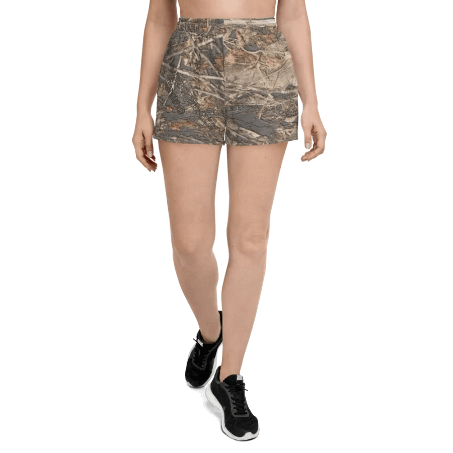 Unisex Athletic Short Shorts - Dead Split - It Happennnns Camo product image (1)