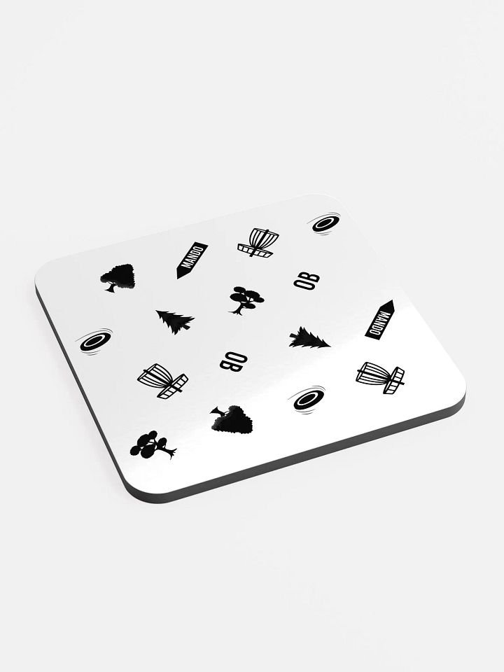 Disc Golf objects - Glossed Cork Coaster product image (2)