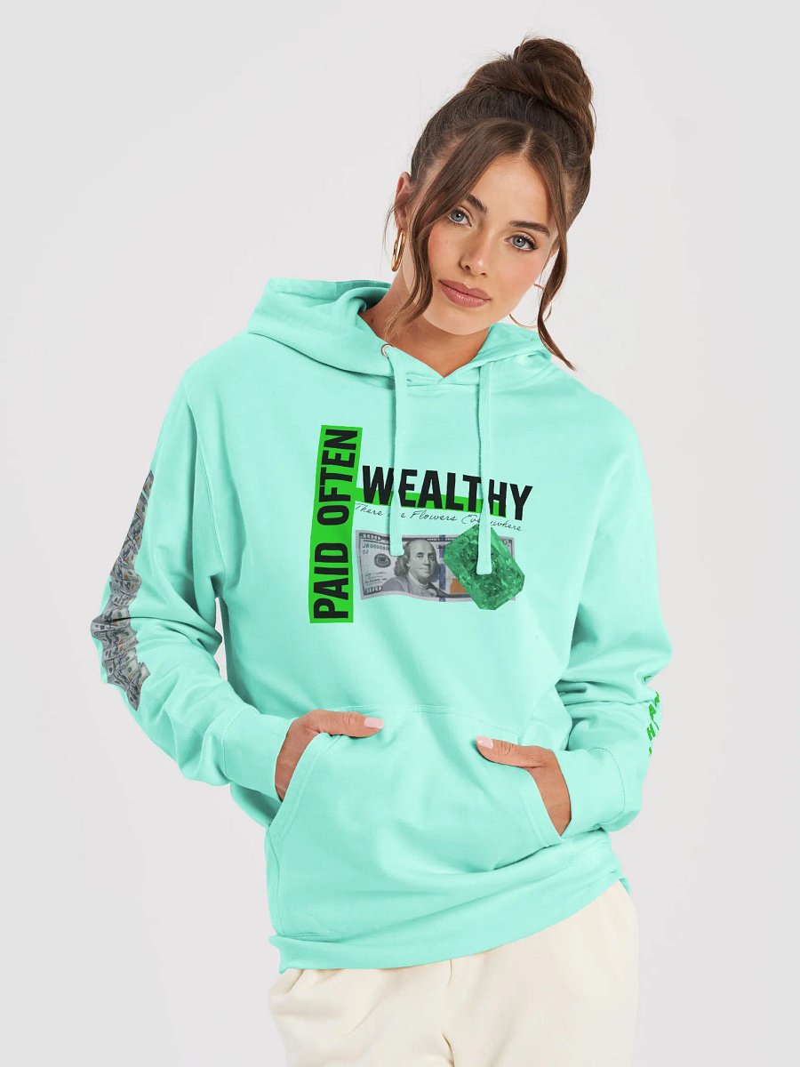 FAST GREEN Wealthy & Paid Often Hoodie product image (19)