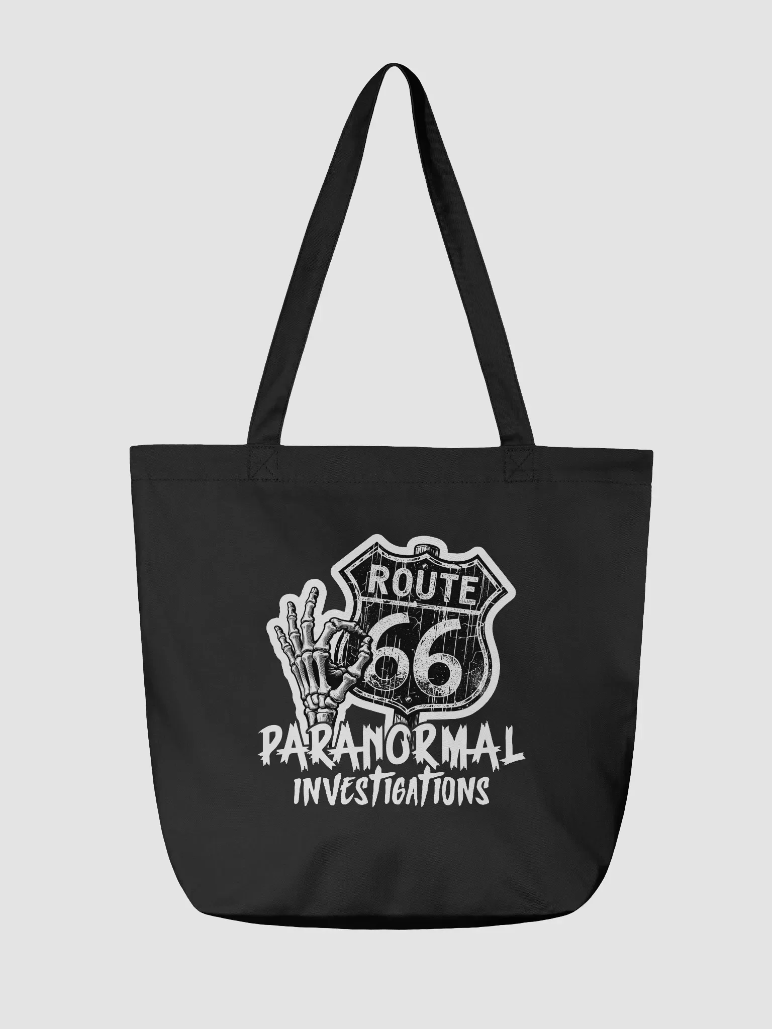 Vintage Route 666 Eco-Friendly Tote Bag product image (2)