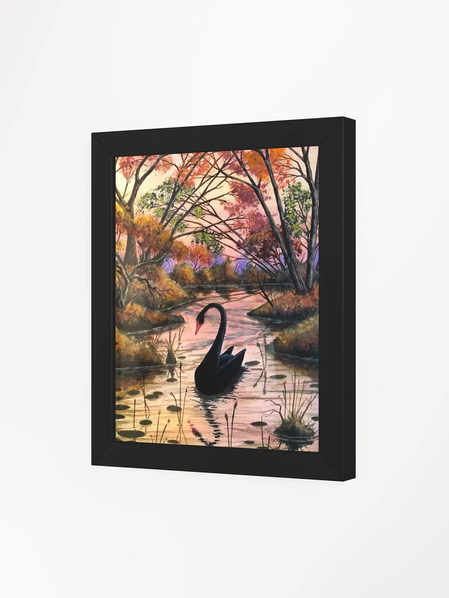 Black Swan Wood Framed Poster product image (9)