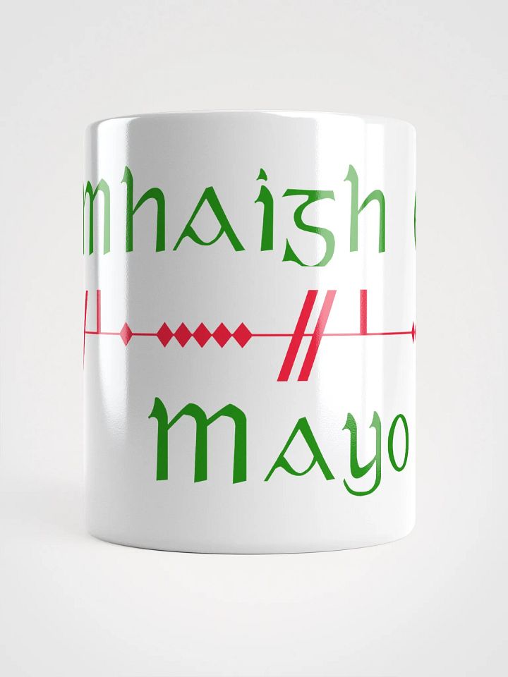 Mayo/Mhaigh Eo, Scholastic style Ogham Mug product image (1)