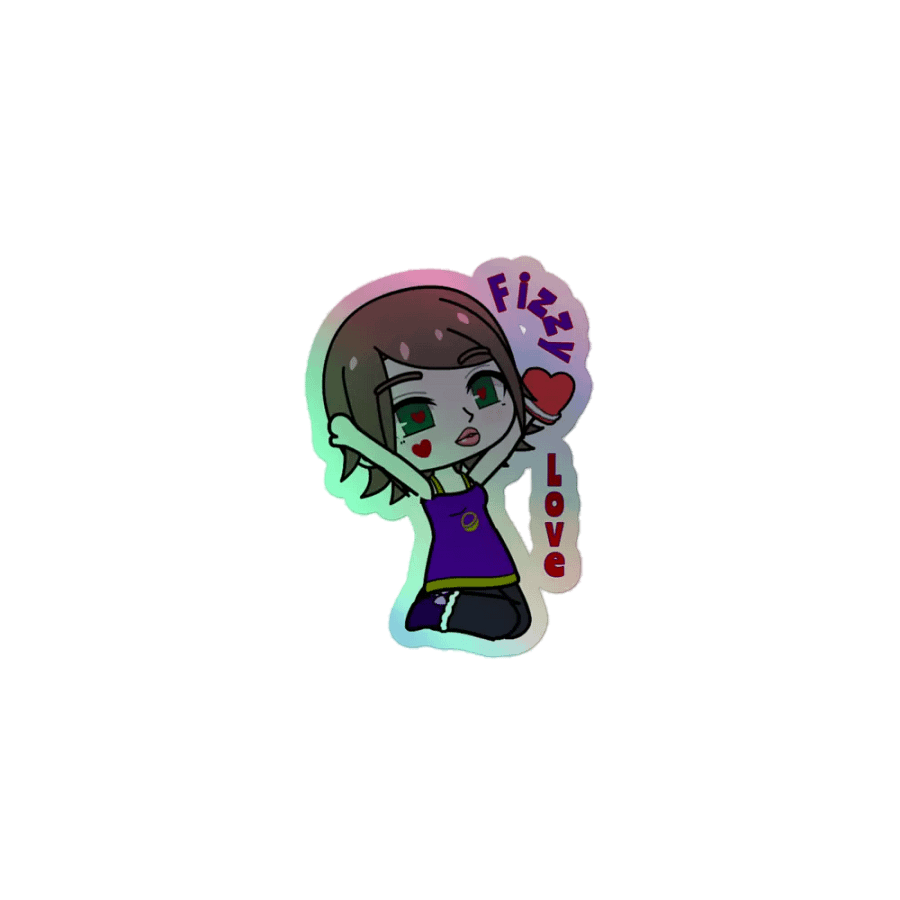 Fizzy Love - Shadow Galaxy - rainbow sticker product image (1)