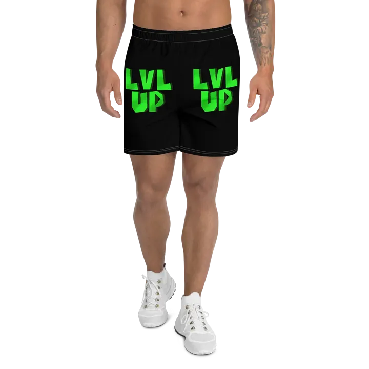 LVL UP Mens Black Workout Shorts product image (1)