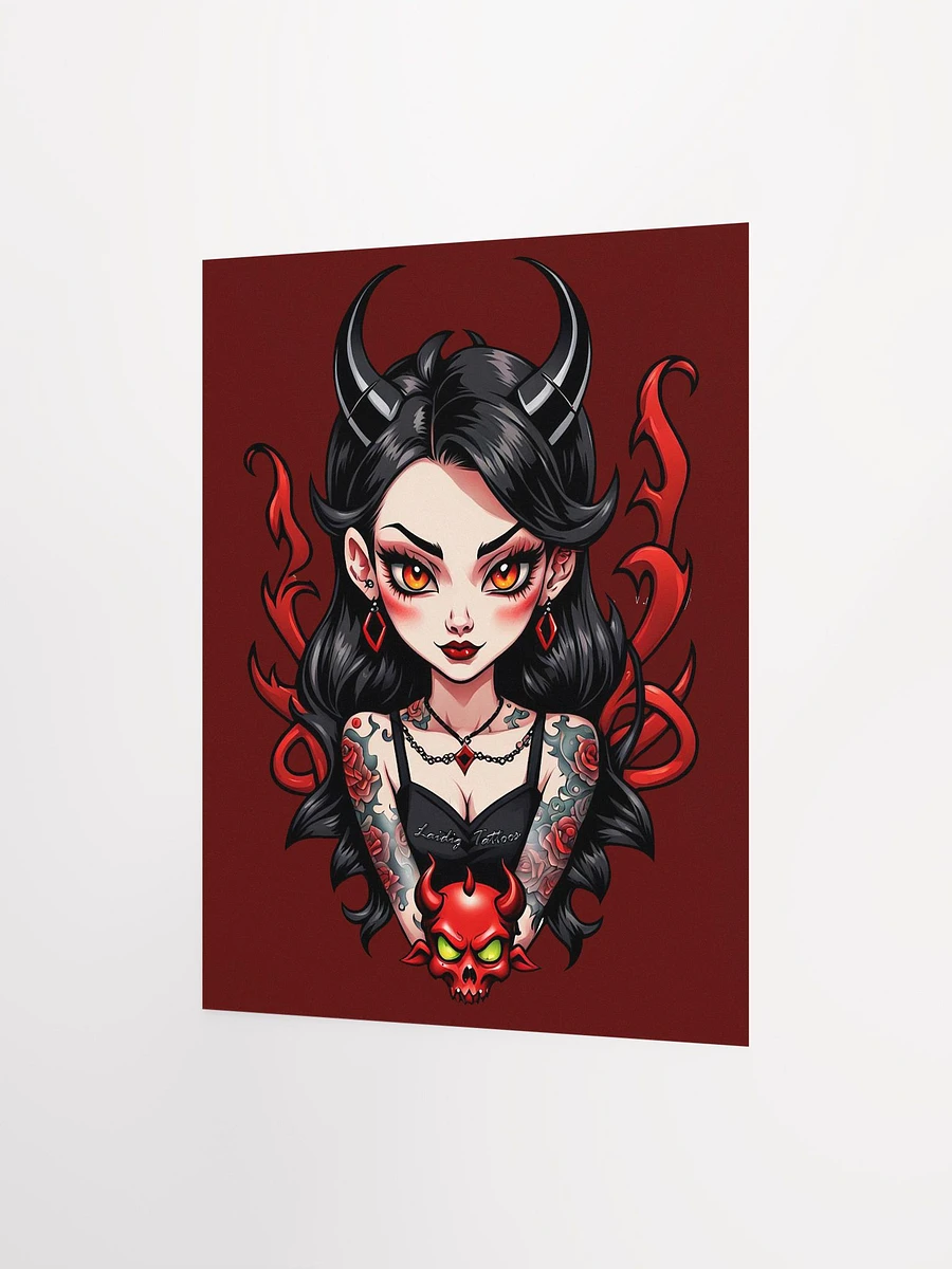 Tattooed Devil Girl Poster Print product image (6)