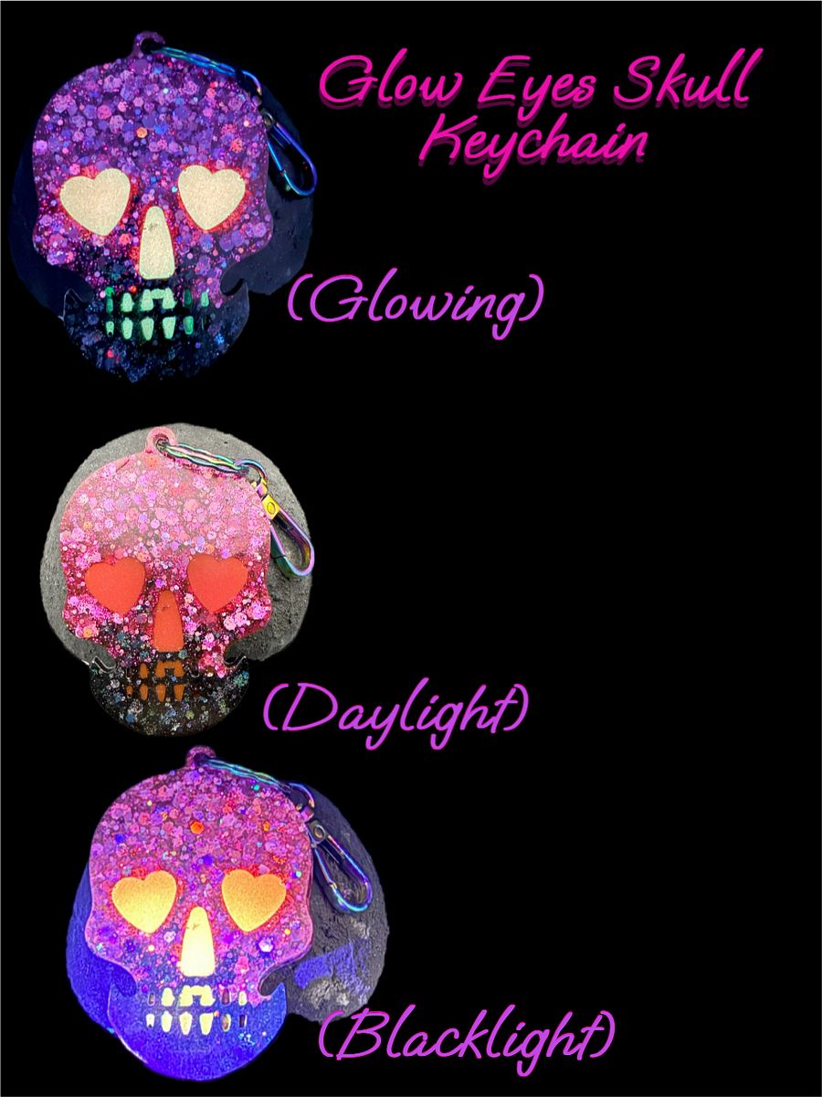 Resin Keychain - Skull product image (2)