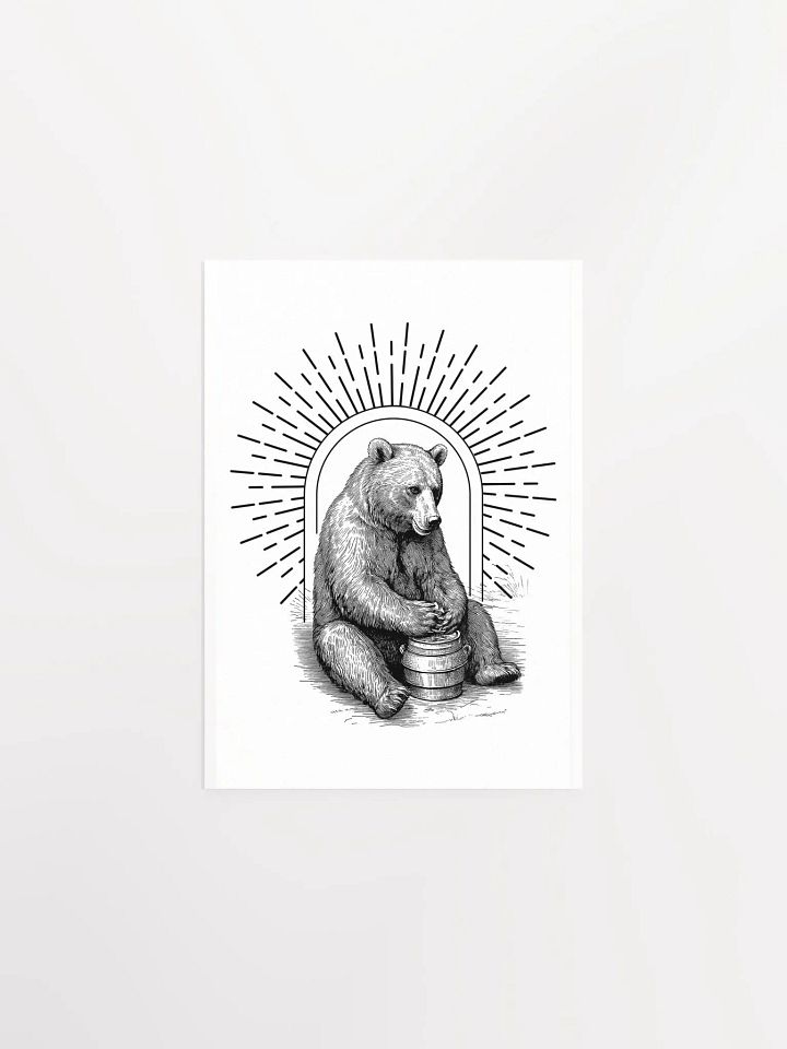 Honey Bear Art Print product image (1)