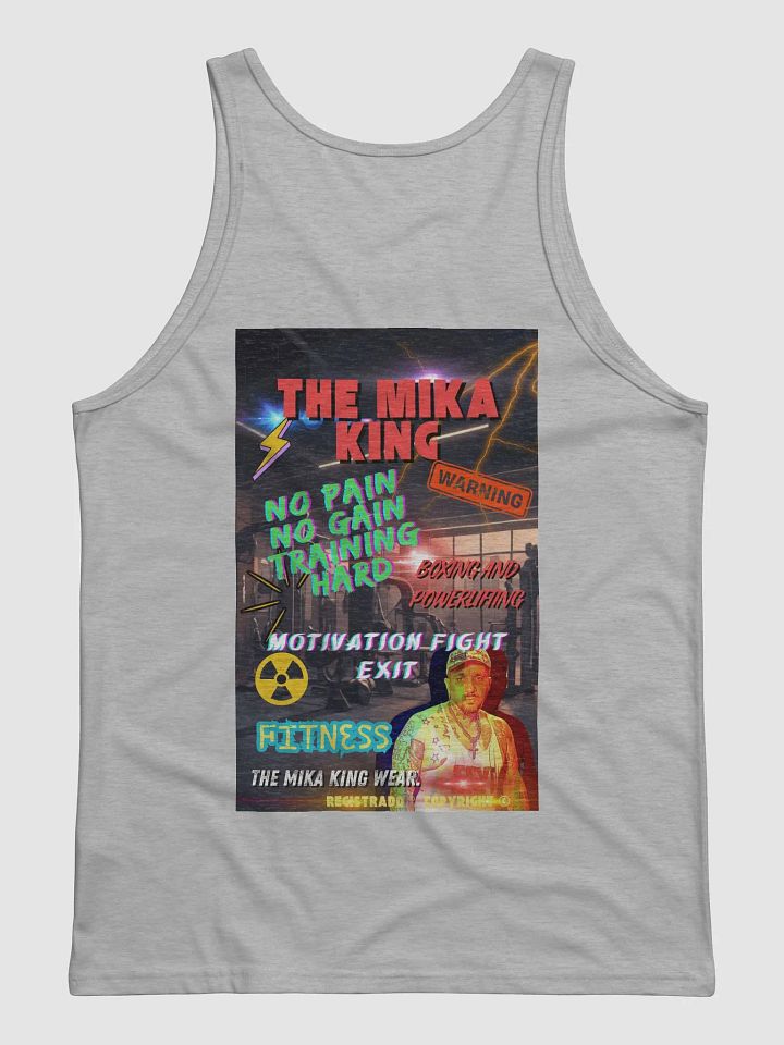 Camiseta sin mangas Bella y The Mika King Wear Edicion No Pain No Gain Training Hard. product image (2)