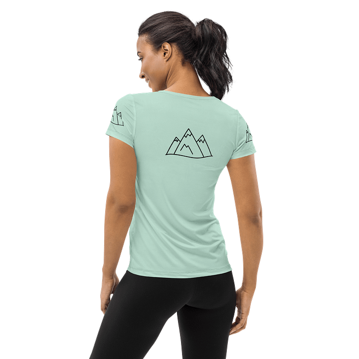 Što je teži uspon uz brdo, to je bolji pogled s vrha! - Women's Athletic T-Shirt product image (2)